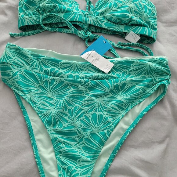 Green on Green high waisted two piece - Picture 9 of 9